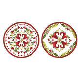 Vischio Decorative Double-Sided Paper Coasters (Pack of 20)